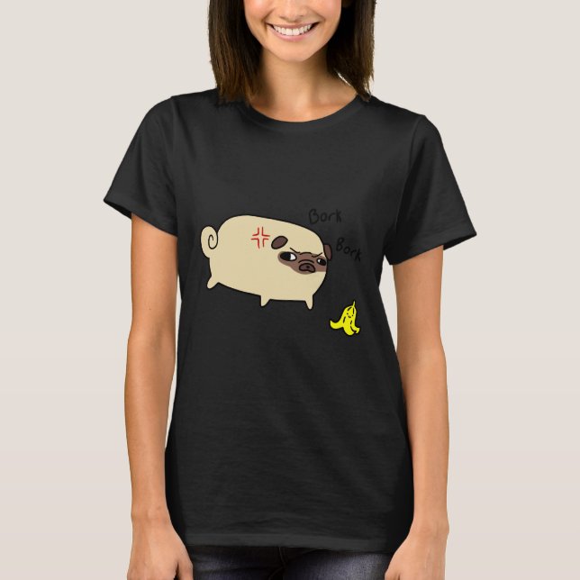Camiseta Bork Bork Pug Classic T-Shirt 613 (Frente)