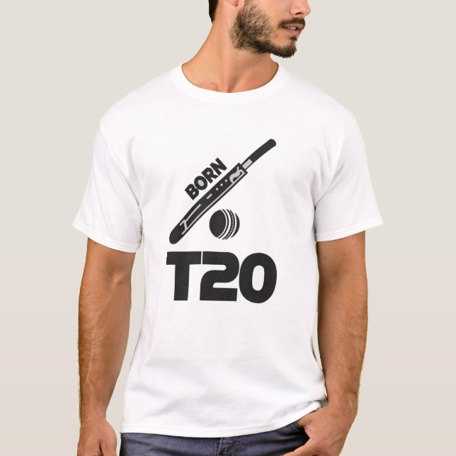Camiseta Born For T20 Cricket Graphic Tee (Frente)