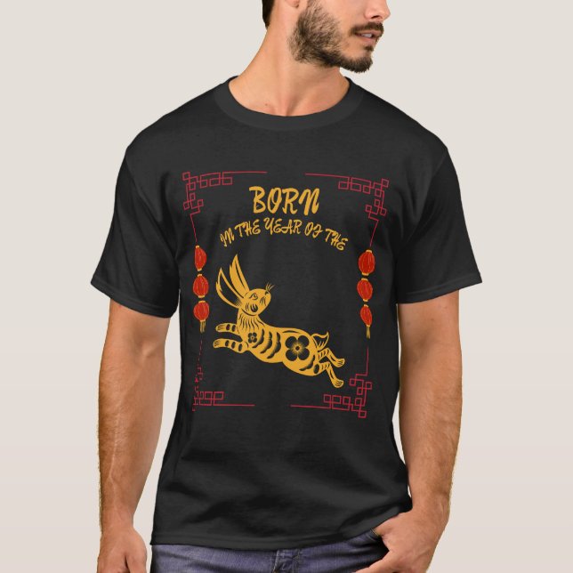 Camiseta Born in the Year of the Rabbit (Frente)