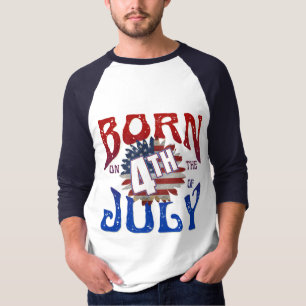 Camiseta BORN ON THE 4TH OF JULY