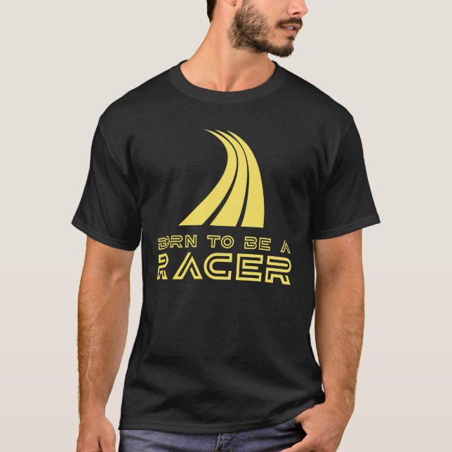 Camiseta Born To Be A Racer (Frente)