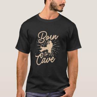 Camiseta Born To Cave Speleology Caving Spelunking Caver Po