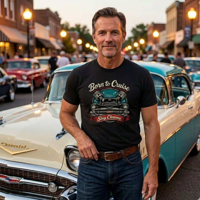 Camiseta Born to Cruise (Criador carregado)