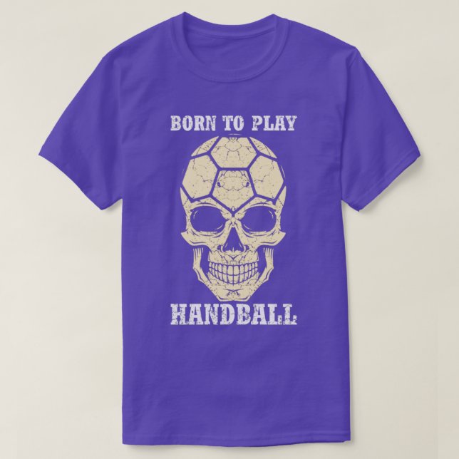 Camiseta Born To Play Handball (Frente do Design)