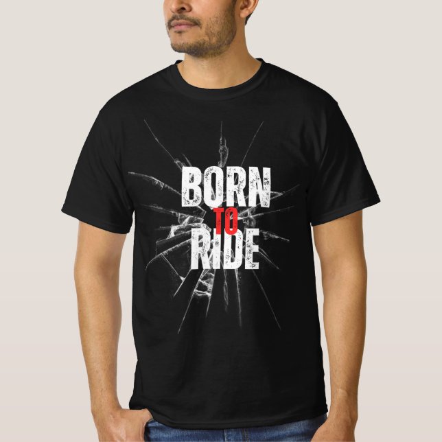 Camiseta Born To Ride T-shirt (Frente)