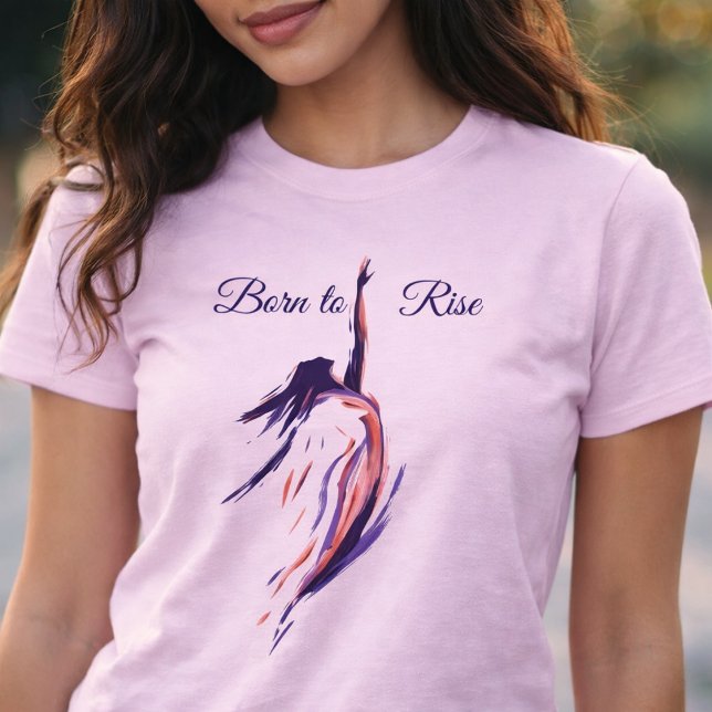 Camiseta Born to Rise Artistic International Women's Day (Criador carregado)
