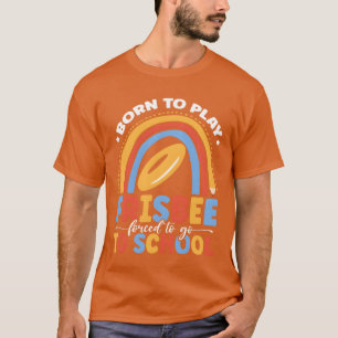 Camiseta Borno Brinca Frisbee Esportes Forçados Definitivo