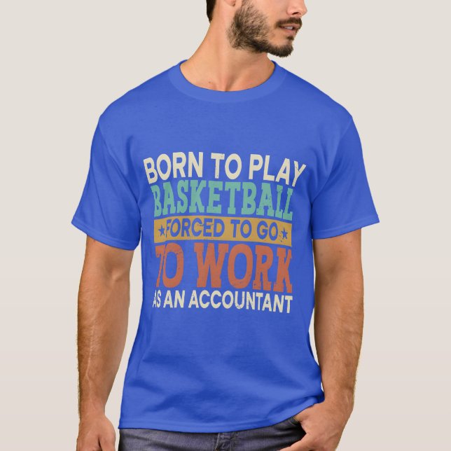 Camiseta Borno Play Basketball Forced Sports Accountant fri (Frente)