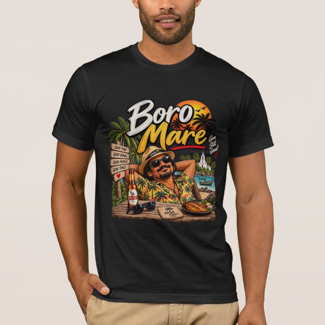 Camiseta Boro Mare – Goa Ainda é Bom! (Frente)