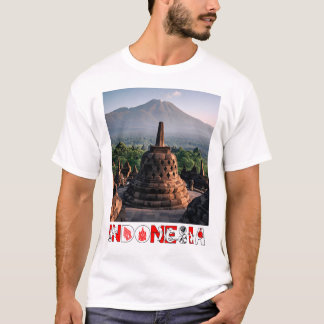 Camiseta Borobudur Temple - Indonésia Art