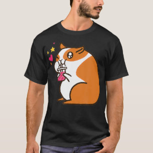 Camiseta Borracha-Bolo-Bolo-de-Chá Bebe Animais de Boba