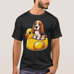 Camiseta Borracha de Cachorro Basset Hound Fofo