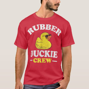 Camiseta Borracha Engraçada Pato Amarelo Tripulação Pata Du