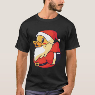 Camiseta Borracha Engraçada Pato de Natal Papais noeis Borr