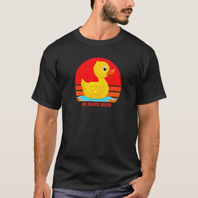 Camiseta Borracha Engraçada, Sem Patos, Pato De Borracha, (Frente)