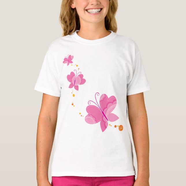 Camiseta BORRACHAS FLUTTERBY: séries de três 1 (Frente)