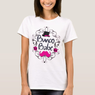 Camiseta Borracho de Bunco com chapéu alto cor-de-rosa e o