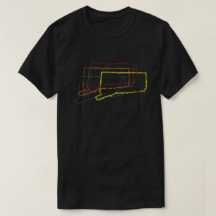Camiseta borrão do orgulho de conexão