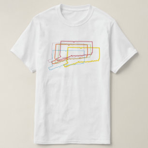 Camiseta borrão do orgulho de conexão