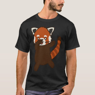 Camiseta Borrar Red Panda Selvagem Animal Menos Panda Verme