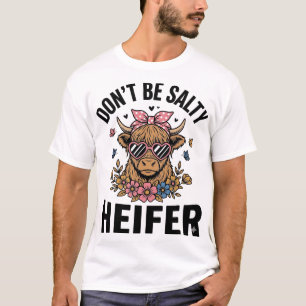 Camiseta Borrinha Engraçada Vaca Floral Borboleta Design Vi
