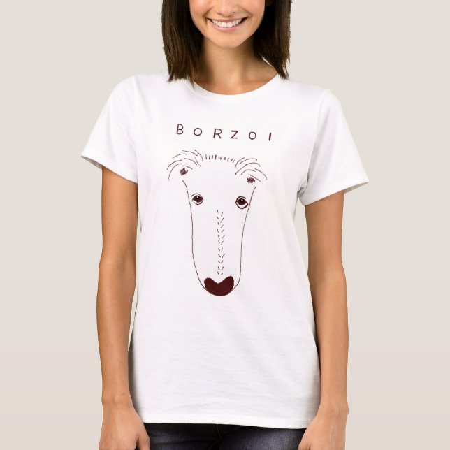 CAMISETA BORZOI (Frente)