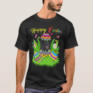 Camiseta Borzoi Dog Lover Floral Easter Ovo Funny Borzoi Ea