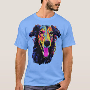 Camiseta Borzoi Smiling