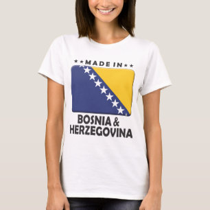 Camiseta Bósnia e Herzegovina feitas