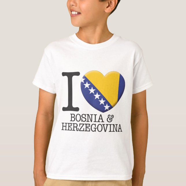 Camiseta Bósnia & Herzegovina (Frente)