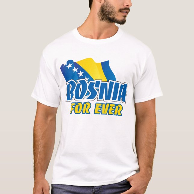 Camiseta Bósnia para nunca (Frente)