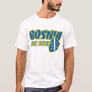 Camiseta Bósnia para nunca
