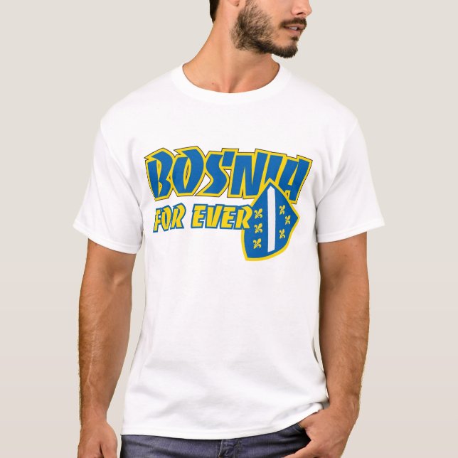Camiseta Bósnia para nunca (Frente)
