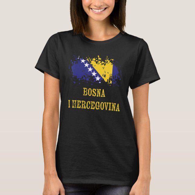 Camiseta Bosnian enthusiasts for Bosnia and Herzegovina (Frente)