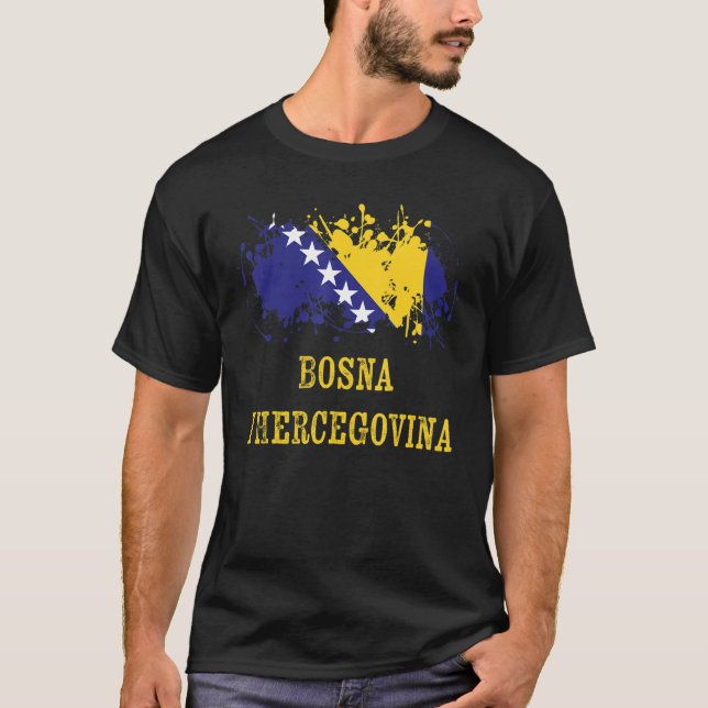 Camiseta Bosnian enthusiasts for Bosnia and Herzegovina (Frente)