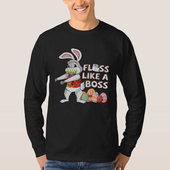 Camiseta Boss Bunny Rabbi  Easter Day (Frente)