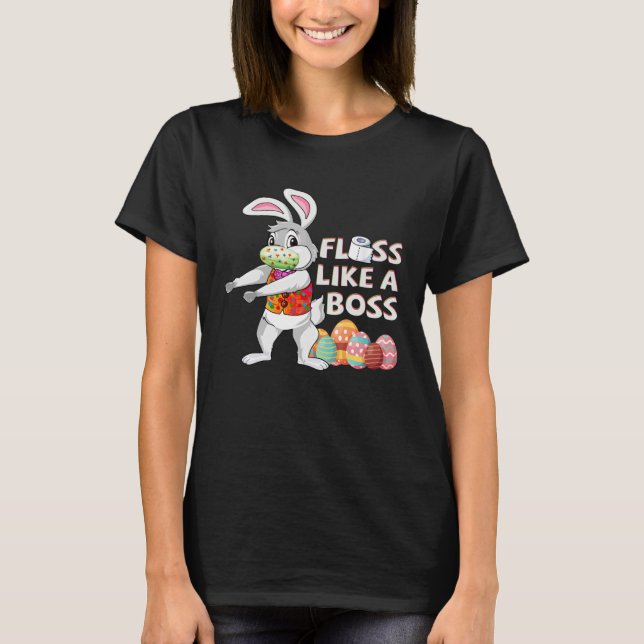 Camiseta Boss Bunny Rabbi  Easter Day (Frente)