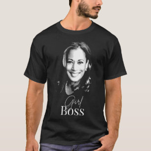Camiseta Boss Kamala Harris Para Democratas Liberais 1