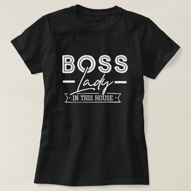 Camiseta Boss Lady (Frente do Design)