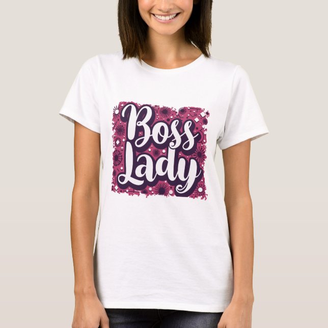 Camiseta Boss Lady Vibes (Frente)
