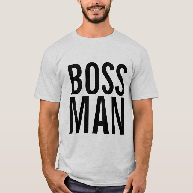 Camiseta BOSS MAN T-Shirts (Frente)
