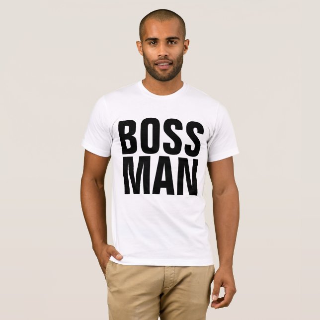 Camiseta BOSS MAN T-shirts (Frente Completa)