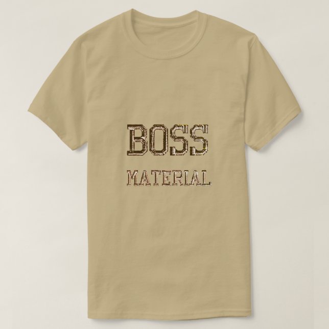 Camiseta Boss Material T-Shirt (Frente do Design)