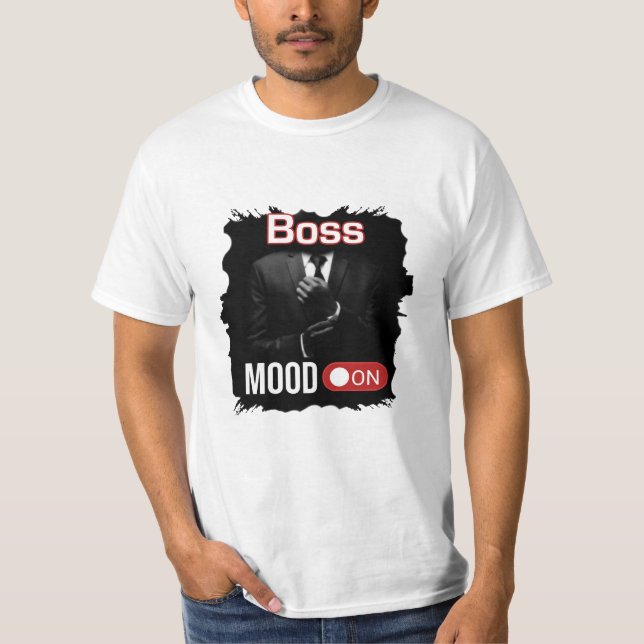 Camiseta Boss Mood Em Preto (Frente)