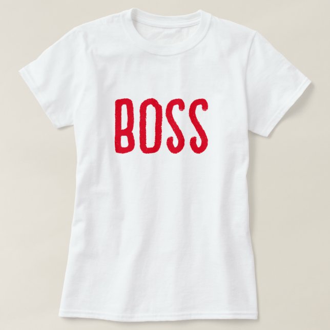Camiseta BOSS para Proprietários de Empresas (Frente do Design)