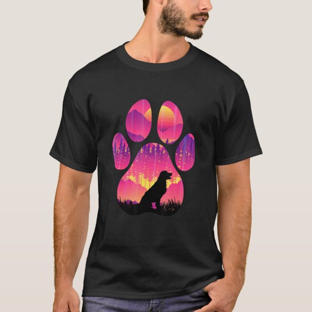 Camiseta Bossie Paw Mom Dad Dog  Women Men (Frente)
