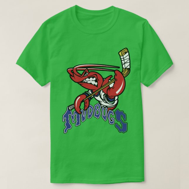 Camiseta Bossier Shreveport Mudbugs (Frente do Design)