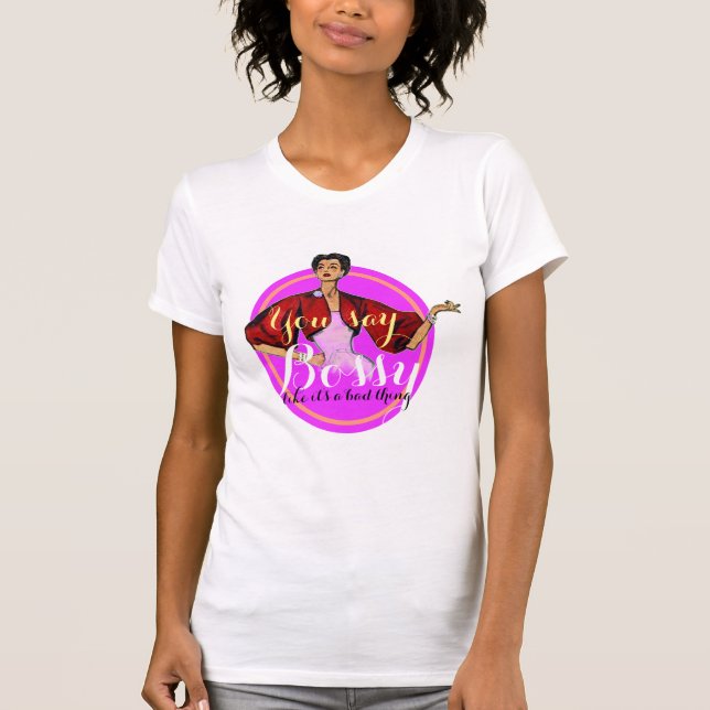 Camiseta Bossy Gal Retro 2.0 (Frente)