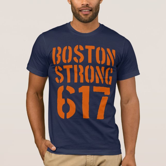 Camiseta Boston 617 fortes (Frente)