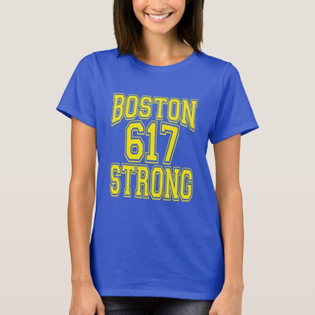 Camiseta Boston 617 Strong (Frente)